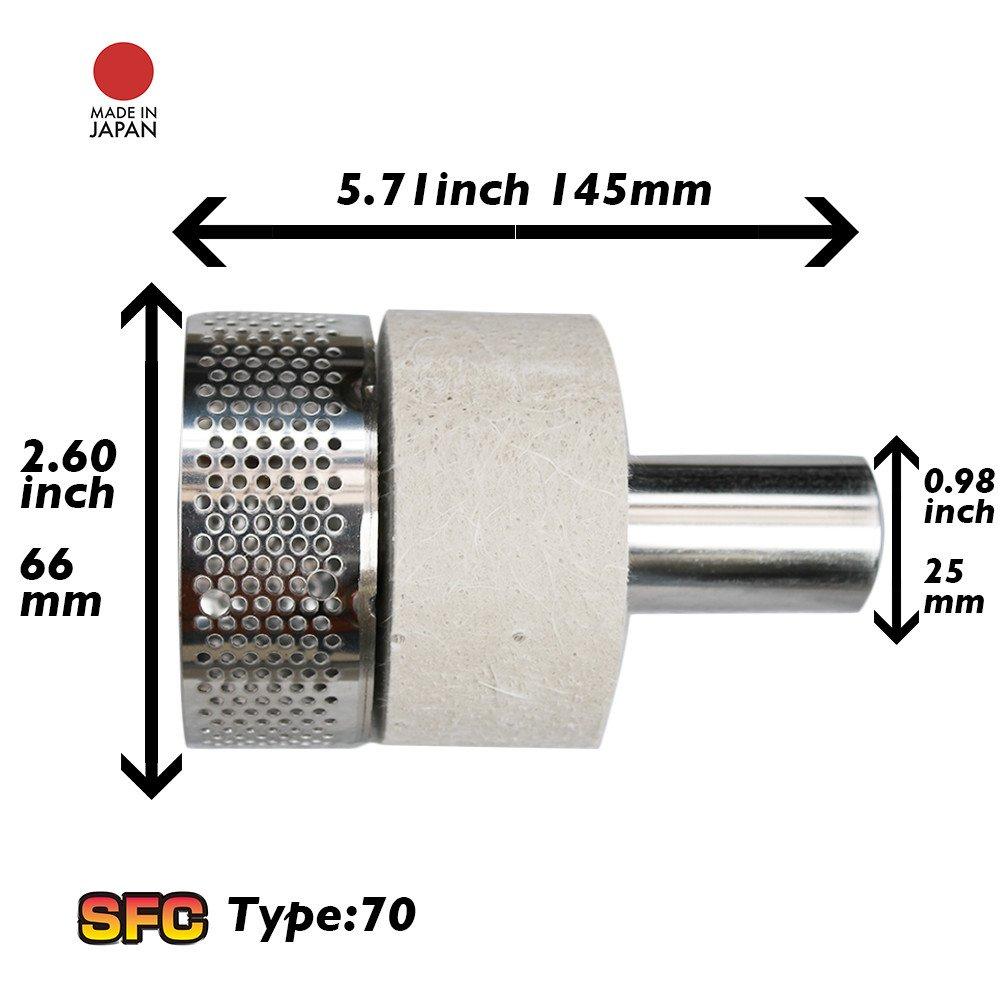 [Имеющийся размер] Глушитель с большим шумоподавлением типа 70