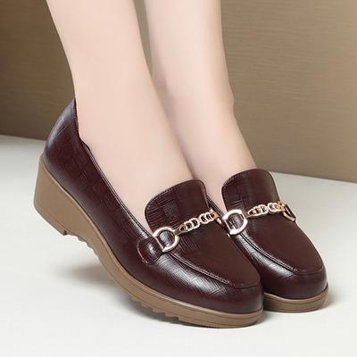 Роскошные дизайнерские женские мокасины на плоской подошве, увеличивающие рост, черные туфли-лоферы, повседневные туфли на танкетке из мягкой кожи