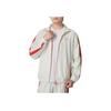 Puma Цветные блоки мода удобный повседневный ретро спортивный воротник стойка куртка унисекс куртки белый 629227-65
