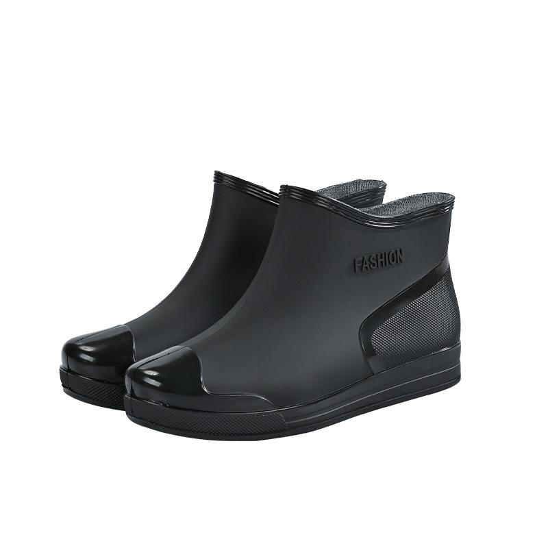 Hot-selling Rain Shoes Women's Short Tube Outer Wear Water Shoes Warm Non-slip Rain Boots Waterproof Boots Rubber Shoes Overshoes