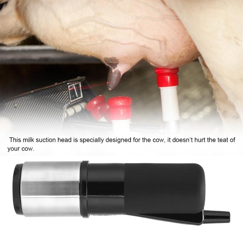 Cow Cattle Use Milking Claw Cup Teat Milk Collecting Tool Accessory Part For Milk Machine(Black(HL-MP27B) )