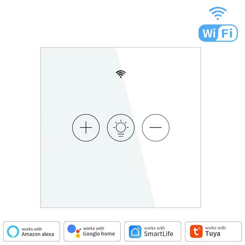 Tuya WiFi диммерный переключатель светодиодный светильник приложение Smart Life беспроводной пульт дистанционного управления умный настенный сенсорный выключатель для Alexa Google Home