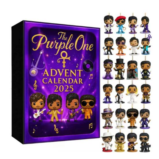 Legends of Rock Metal Advent Calendar 2025 24-Day Countdown Box with Musical Character Collectibles
