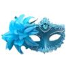 Sexy Diamond Venetian Mask Venice Feather Flower Wedding Carnival Party Performance Purple Costume Sex Lady Mask Masquerade