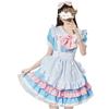 Дизайн костюма для косплея на Хэллоуин [цветок дождливого дня] новое платье горничной Soft Sister Lolita Cos Dress