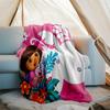 D-Doras The Explorer1 printed throw blanket—lightweight,soft,warm;versatile blanket for all seasons—perfect as &air-conditioning throw,nap blanket