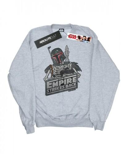 Star Wars Mens Boba Fett Skeleton Sweatshirt