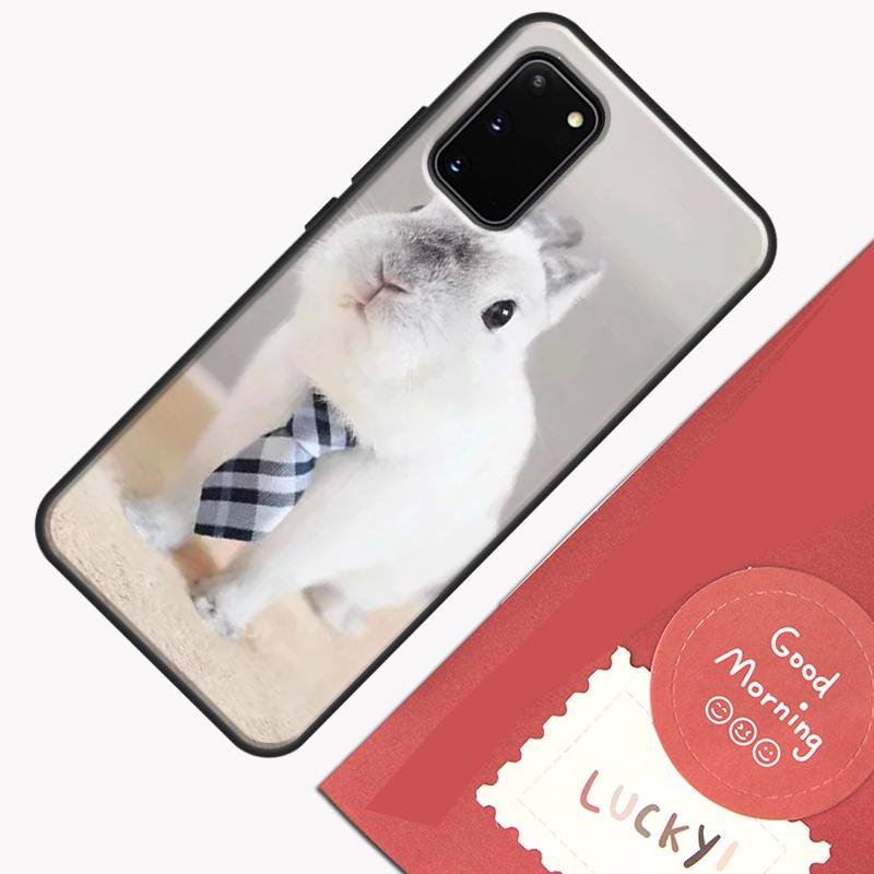 Чехол для телефона с кроликами 'Bunny' для Samsung Galaxy S25 S26 Ultra S20 S21 S22 S23 S24 Plus S9 S10 S25 FE Защитный корпус