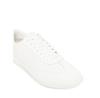 Men's Calvin Klein Low Top Lace Up Tmbl Lth Hm0hm01803 White Sneakers