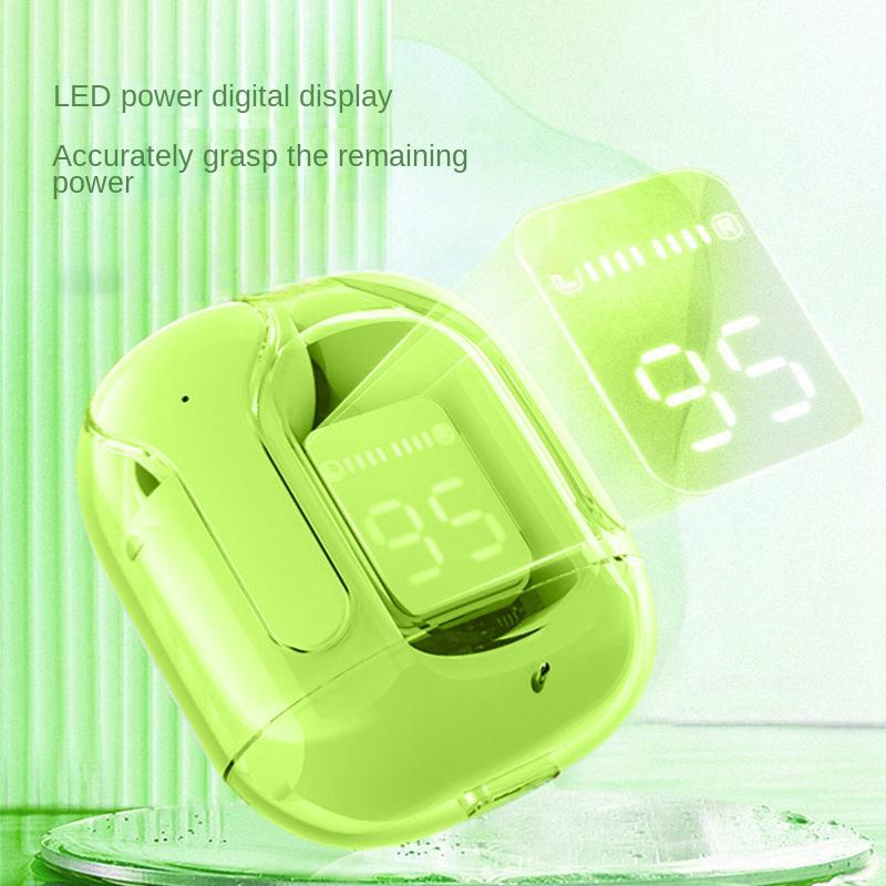 Оригинальные беспроводные наушники Air31 TWS Bluetooth, прозрачные наушники HIFI, светодиодный дисплей, цифровой стереозвук