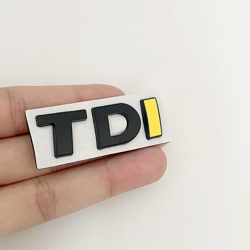 AAXT1 3D Металлические буквы TDI Значок на задний багажник автомобиля Наклейки для Volkswagen VW T-ROC Passat Jetta Touareg Tiguan Polo CC Bora