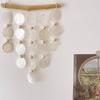 1PC DIY Seashell Air Hanging Ornaments Retro-Style Eco-Friendly Natural Boho Shell Wind Chimes Shell Wind Chime Materials
