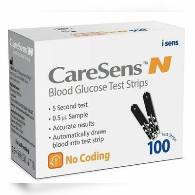 CareSens N Blood Glucose 100 ТЕСТ-ПОЛОСОК с длительным сроком годности -