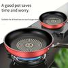 Cast Iron Omelette Pans Non-Stick Steel Honeycomb Fry Pan Hot Frying Pans Electric Gas Cooktops Compatible For Kitchen Cookwares