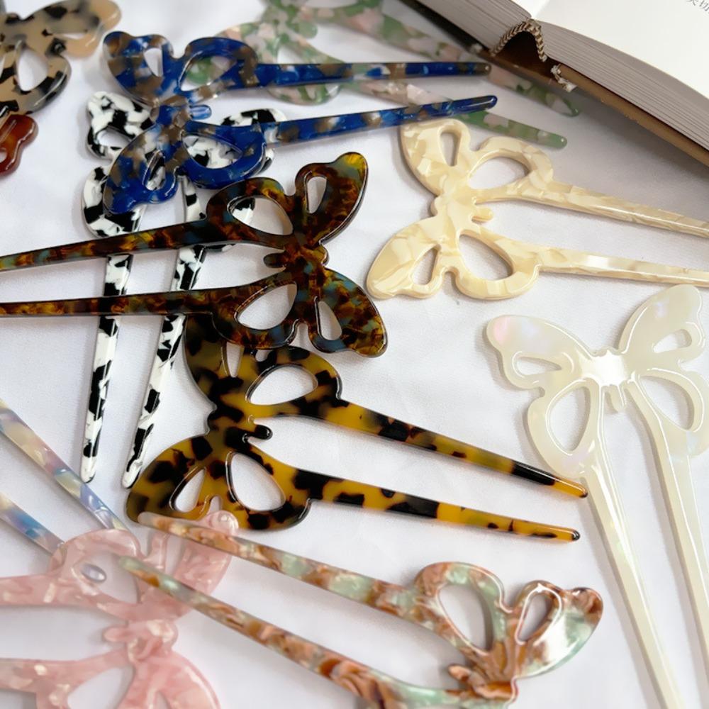 Geometric Hairpins Acetate Hair Fork Fashion Hair Sticks