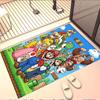 Super Mario Print Rug, Washable Floor Carpet, For Entryway Dorm Laundry Room Office Study, Home Decor Birthday Christmas Gift