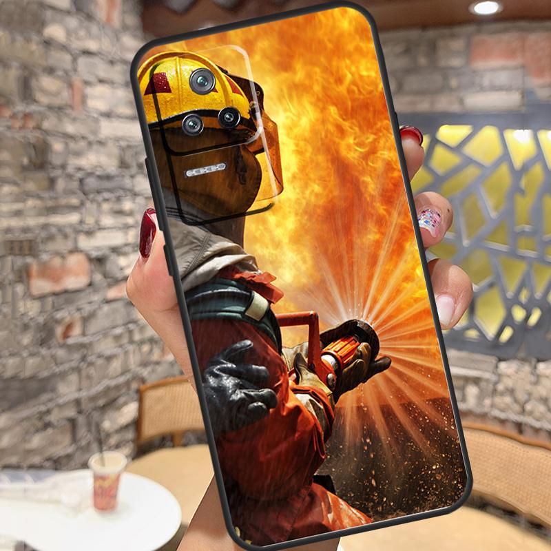 Чехол Пожарный Герой Пожарный Для Xiaomi 13 14 15 Ultra 11T 12T 13T 14T Pro POCO X7 Pro X3 X5 X6 M6 F5 F6 Pro