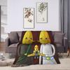 Lemongrab Unacceptable Flannel Blanket Spring Warm Soft Throw Blanket for Kids Adult Home Decor Graphic Bedspread Sofa Bed Cover