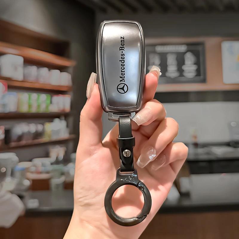 2025 New TPU Car Key Case Cover for Mercedes-Benz A B C E G S Class CLA CLS GLA GLB GLC GLE GLS EQA EQB EQC Shell Fob Holder Acc