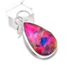 Ammolite Handmade 925 Sterling Silver Jewelry Pendant 1.85" H6y23