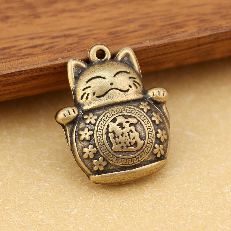 Знак Зодиака Лошадь Подвеска Монета Пять Императоров Брелок Кот Удачи Китайские Монеты Фэн-шуй Брелок Приносит Богатство Удачу