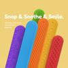Набор из 6 браслетов-слэпов, сенсорные игрушки из текстурированного силикона для детей с аутизмом, успокаивающая сенсорная игрушка для особых потребностей, фиджеты