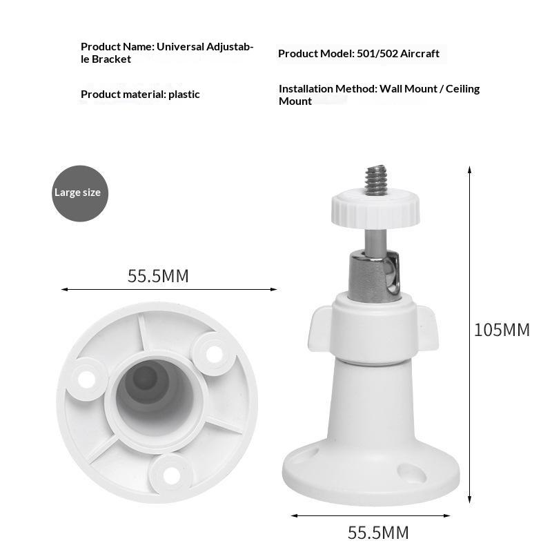 Security Camera Mount Bracket Adjustable 360° Swivel Universal Fit for Home Yard Outdoor Security Surveillance