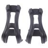 A Pair Cycling Bicycle Bike Strapless Toe Pedal Clips Half Clips Black