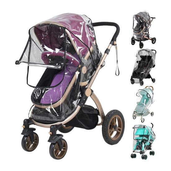 Дождевик для коляски Водонепроницаемый Ветрозащитный Дышащий Защита от пыли снега дождя Дорожный чехол для коляски Погодный щит Универсальные аксессуары для коляски