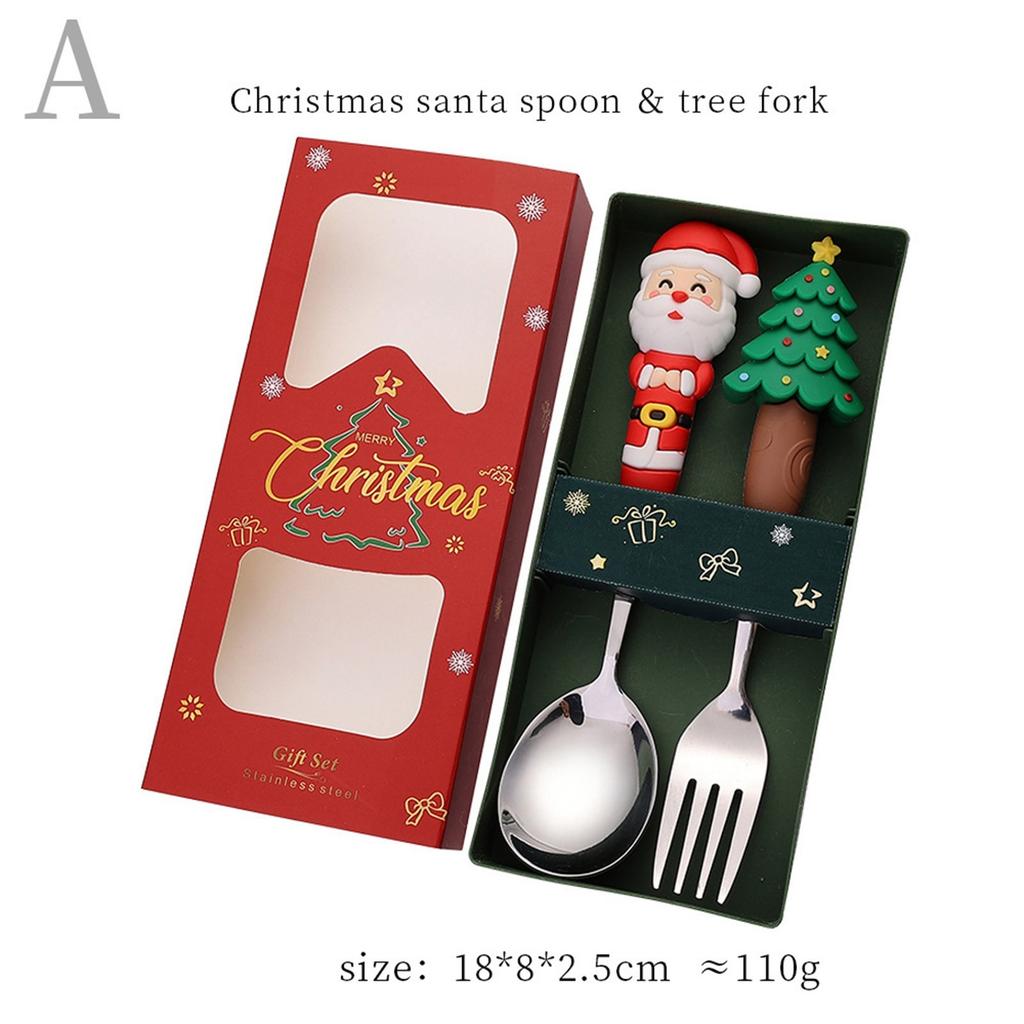 Рождественский набор ложки и вилки