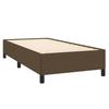 Maison Exclusive - Sommier à lattes de lit avec matelas Marron foncé 90x190 cm