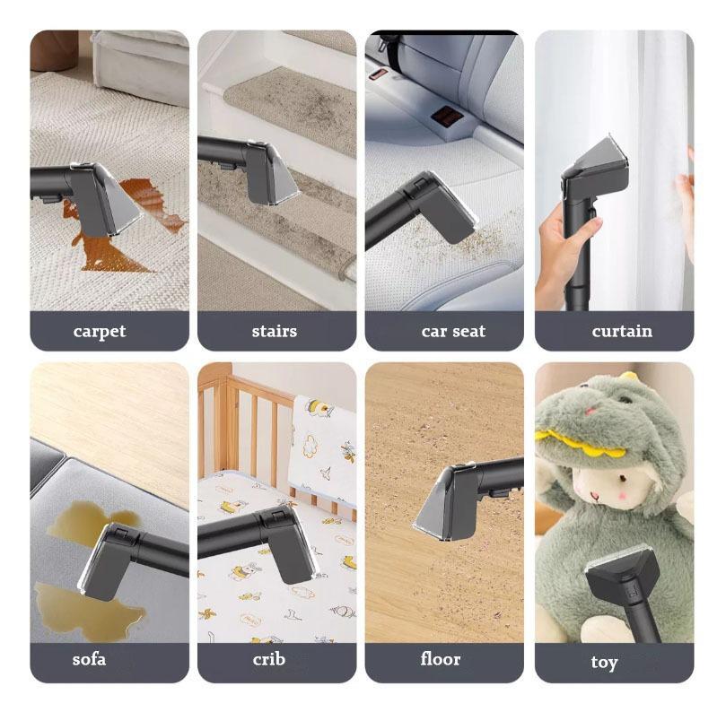 Компактная многофункциональная машина для чистки обивки и ковров со встроенным распылением и всасыванием