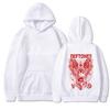Hip Hop Rapper Printed  Deftones Autumn Winter Unisex Hooded Sweatshirt Fleece Lined Warm Casual Pocket Hoodie for Couple Daily  Streetwear Sweatshirt