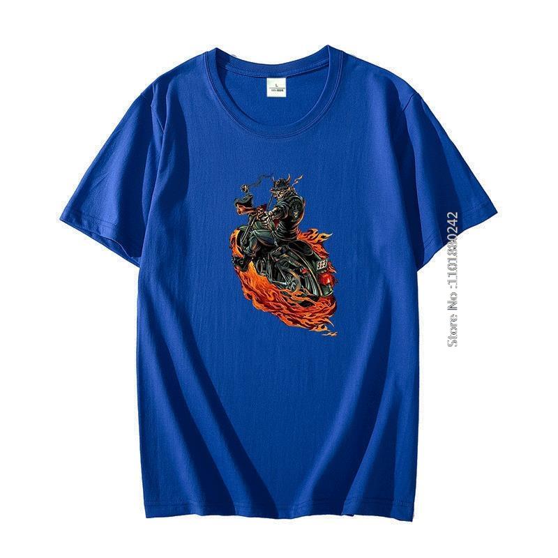 Skeleton Rider Funny Graphic T Shirts Summer Tees Tops Big Size Short Sleeve T Shirt New Shirts And Tshirts Mens Print T Shirt