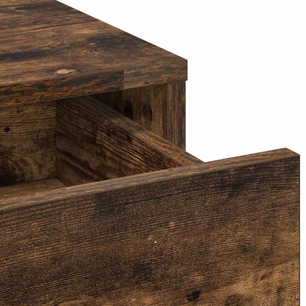 Makeup Table Smoked Oak 78.5 x 41 x 135 cm Particleboard