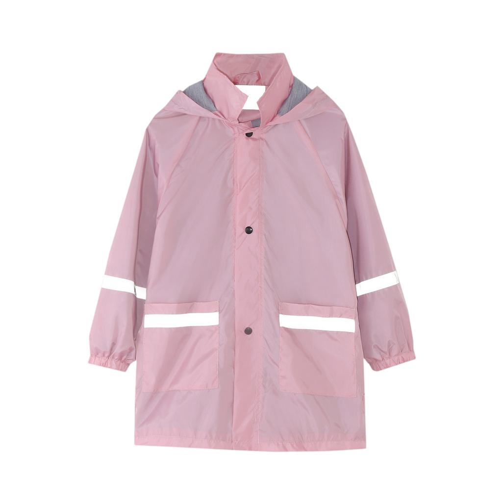 Детский дождевик - Однотонная куртка с капюшоном для улицы