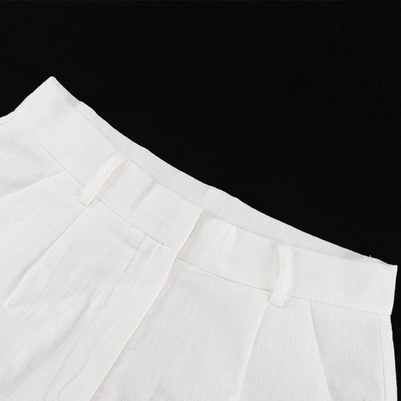 Весенние прозрачные лоскутные прямые брюки женские с высокой талией и карманом на молнии модные уличные узкие женские брюки