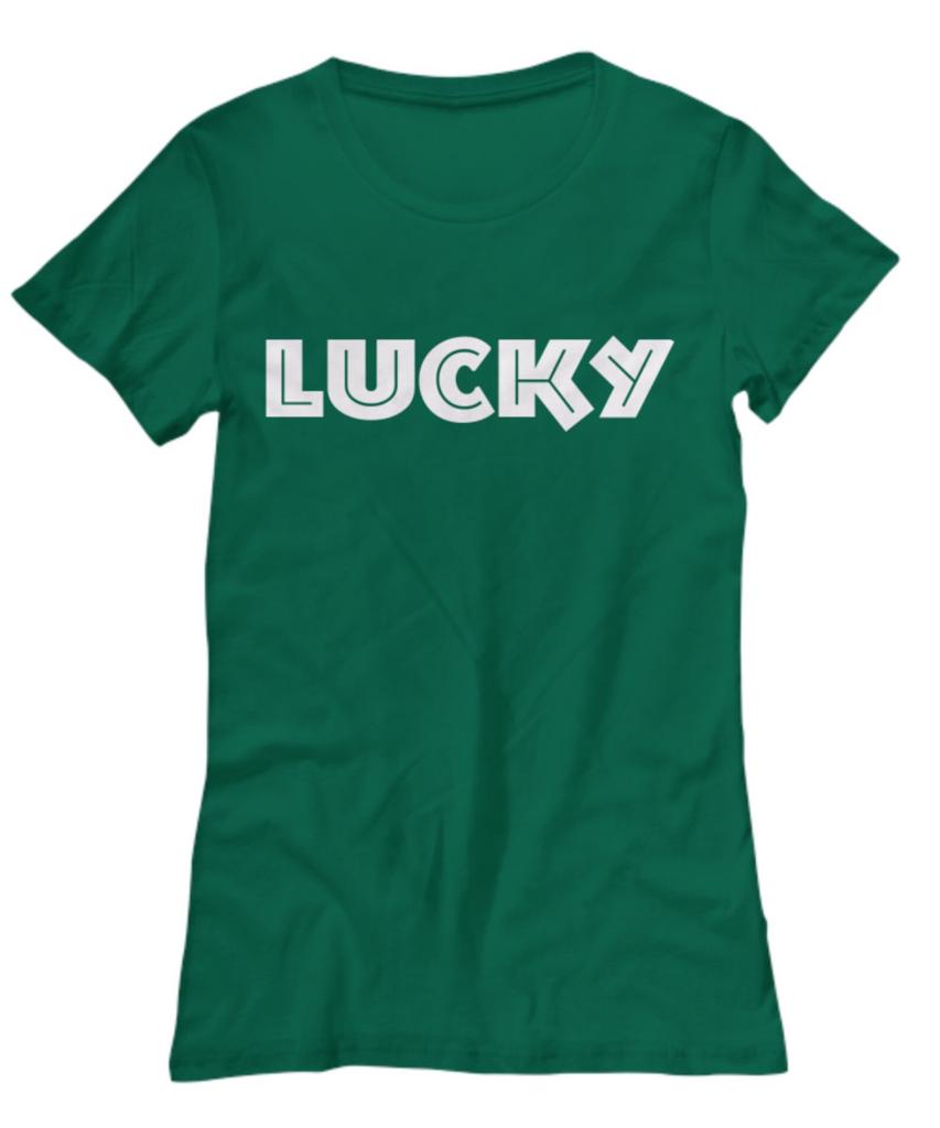 Lucky lady's st. patrick's day t-shirt