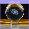 Elegant Crystal Ball Globe Galaxy Miniatures 3d Laser Engraved Glass Sphere 60mm For Timeless Home Decor