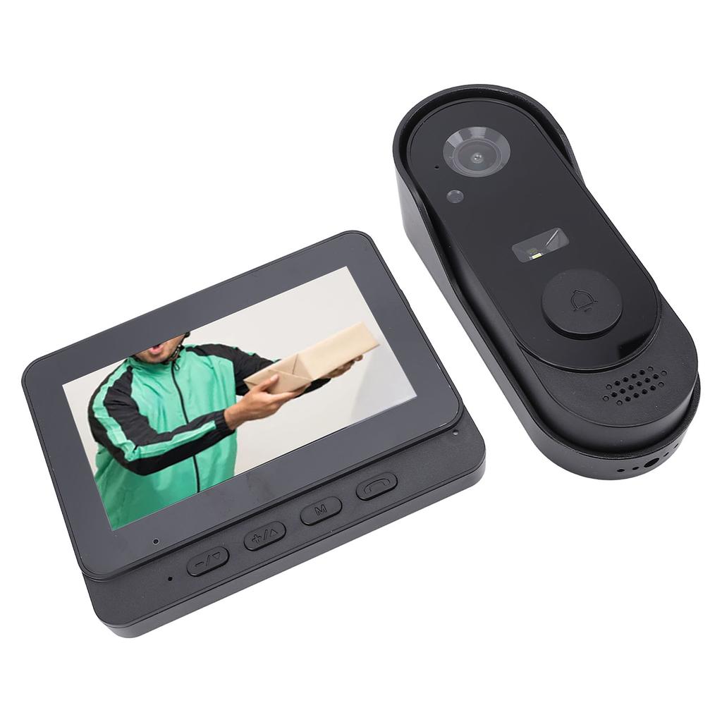 Система видеодомофона, защита от дождя, сопряжение одним касанием, противоугонный дверной звонок с сообщением 4,3 дюйма