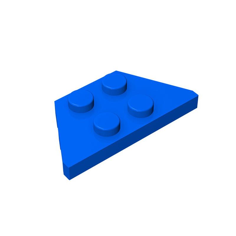 MOC 10 ШТ 51739 Пластина-клин 2x4 Строительные блоки Набор Высокотехнологичные Пластины Кирпичики Частичный Пазл Сделай Сам Игрушки Детский День Рождения Подарки для Детей