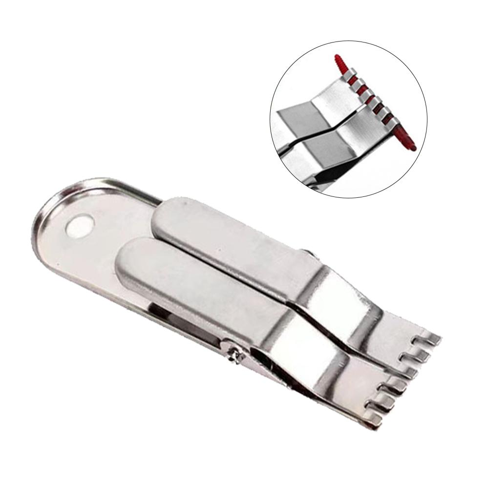 1шт нержавеющая сталь дождевой червь красный червь приманка кормушка живой червь быстросъемный крючок устройство рыболовные принадлежности