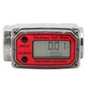 Digital Turbine Flow Meter 15-120L Fuel Tester NPT Indicator Sensor Counter for Measuring Gasoline Diesel Kerosene