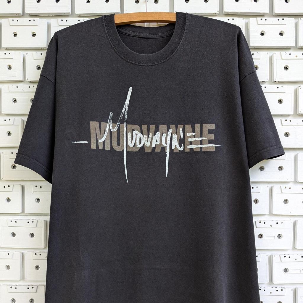 Винтажная футболка Mudvayne 2004 года Альтернативный Прогрессивный Ню-метал Хард-рок Мерч группы Футболка Размер XL