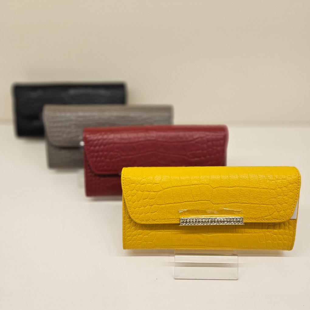 Moncross Women's Cubic Zippered Leather Long Wallet AW9159 _Bupyeong Branch