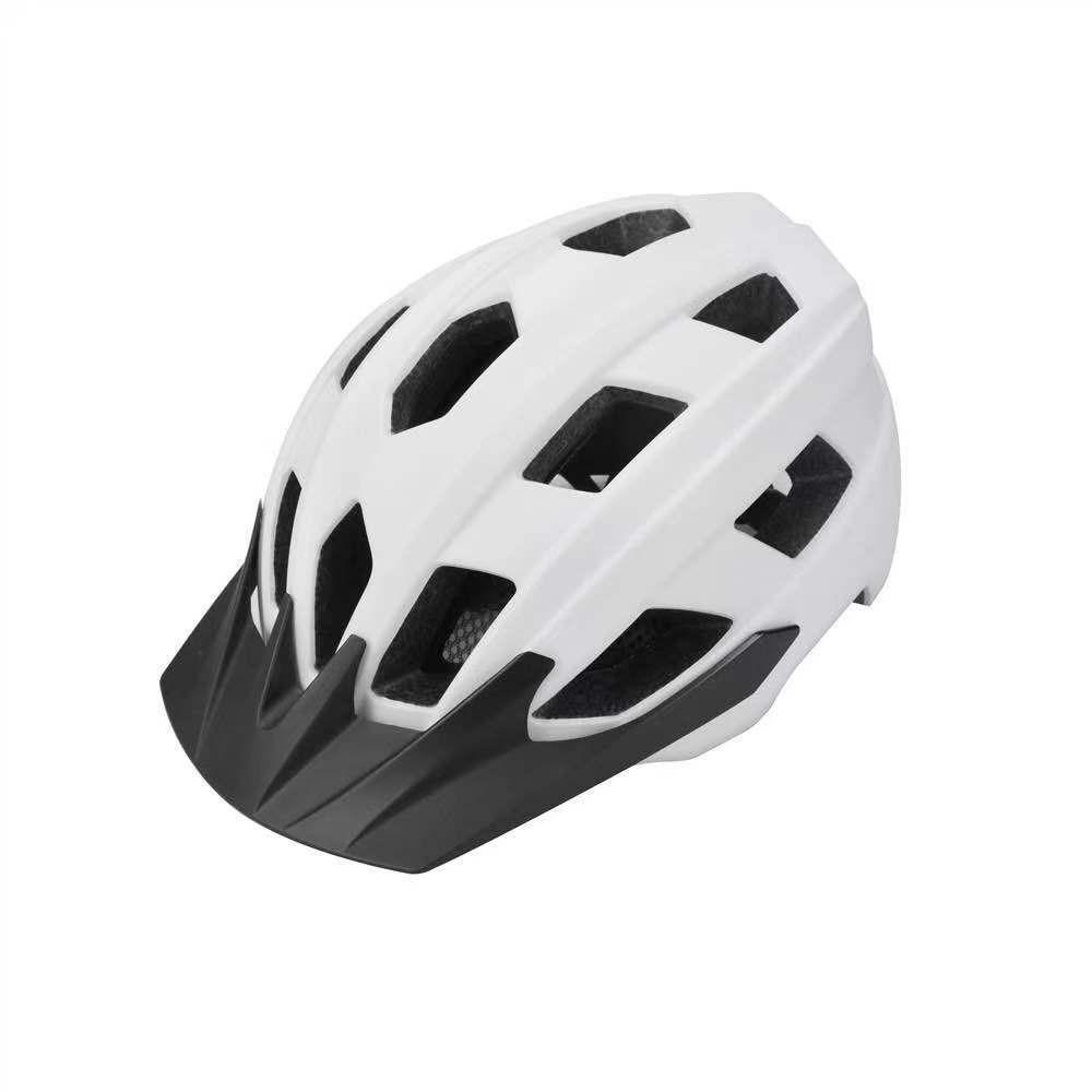 Bicycle helmet Men's and women's integrated shape with light and brim road bike, mountain cycling helmet