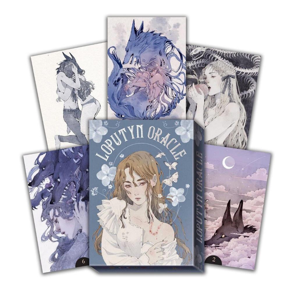 8,8*12,6 см Loputyn Oracle 36 шт. Карты с двусторонним тиснением, вызывающие воспоминания, чувственные и творческие рисунки