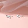 Love Stud Earrings Women's Fashion Simple Temperament Heart-to-heart Earrings Niche Design Earrings