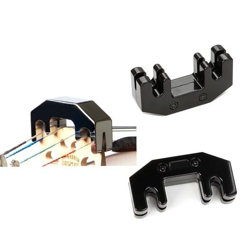 Cello Practice Mute, Metal Silencer, Replacement Part for Cello, Black, for Late Night Cello Practice