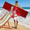 Пляжное полотенце Spartak Moscow Force Print, Большое Мягкое Быстросохнущее Полотенце для Пляжа Кемпинга Плавания